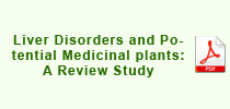 	Liver Disorders and Potential Medicinal plants: A Review Study